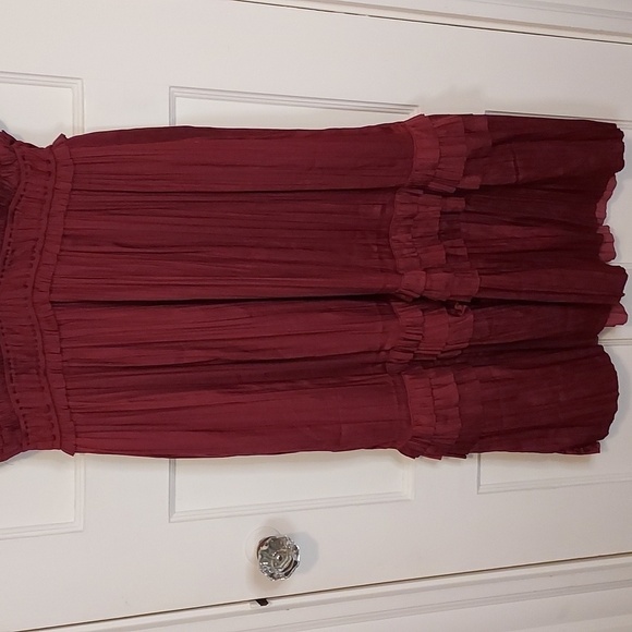 Roan + Ryan Talulah Holiday Dress in Wine - Picture 6 of 12